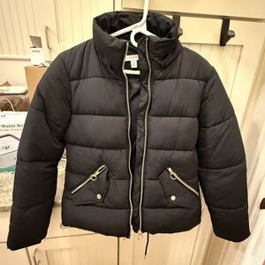 Topshop Cropped Puffer
